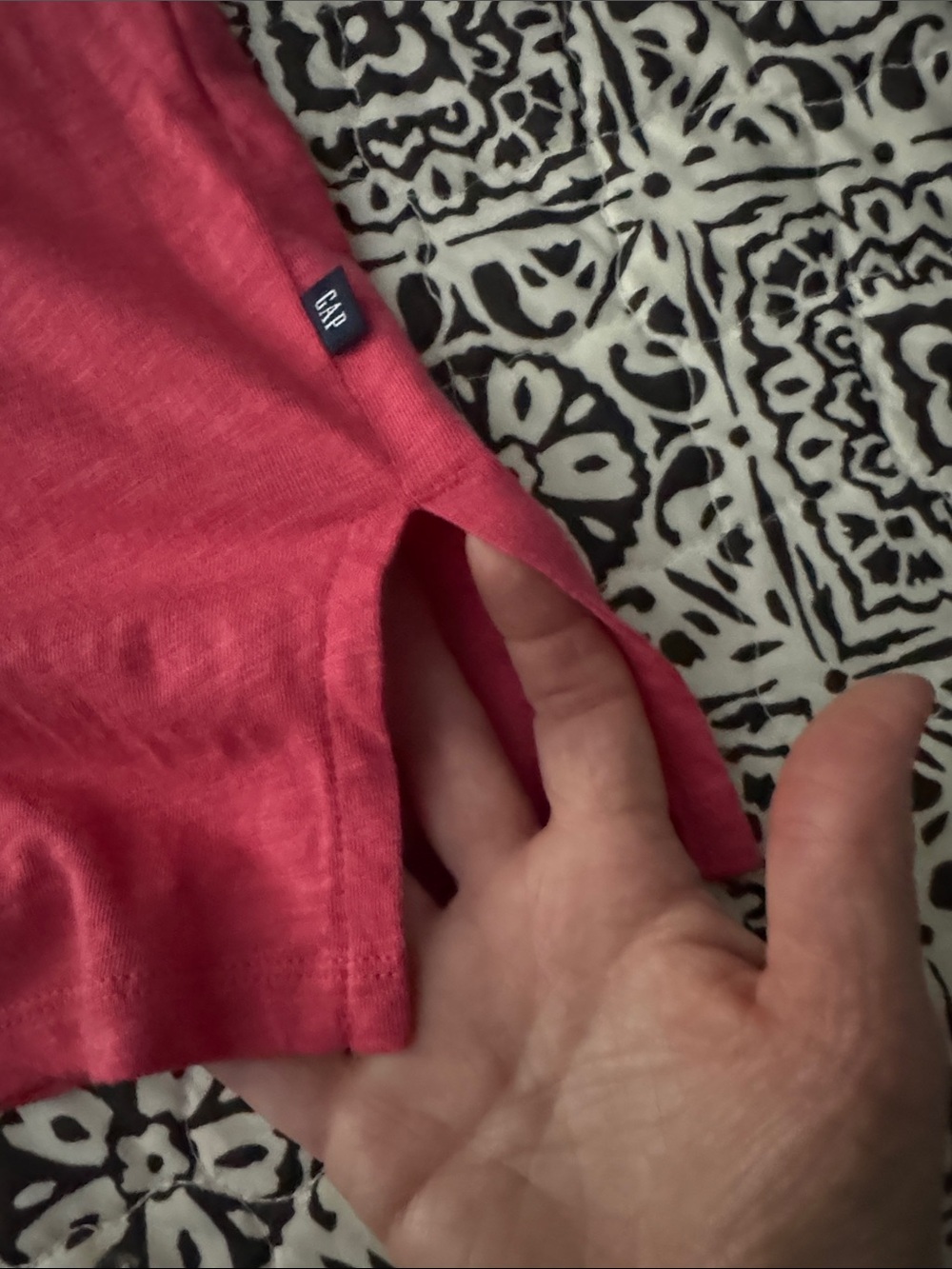 GAP Raspberry Short Sleeve tshirt Dress - Picture 4 of 4